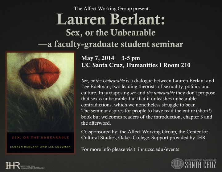 Lauren Berlant 5.7.14 poster FINAL